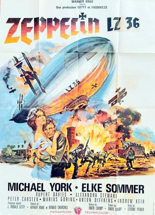 Lalande-Courbet - Zeppelin (1971) - Original French Movie, Verzamelen, Film en Tv