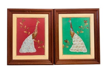 Decoratief ornament - Modernista - Spanje - Vogels met, Antiek en Kunst