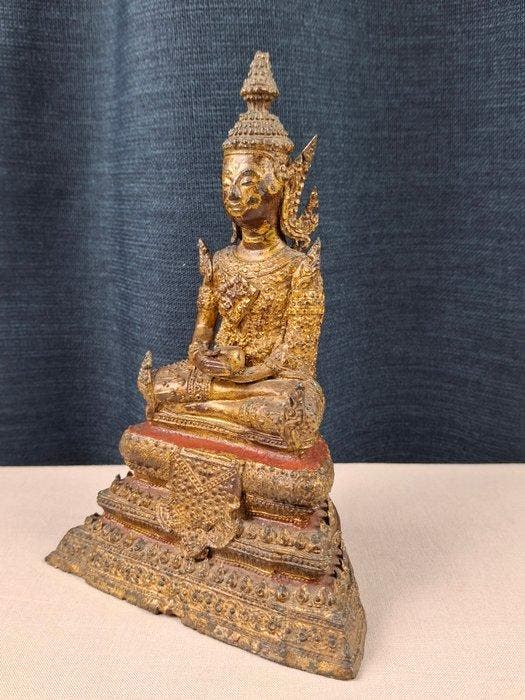 19e eeuwse Ratanakossin Boeddha - Brons - Thailand - 19e, Antiek en Kunst, Kunst | Niet-Westerse kunst