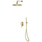 Goudkleurig Douchesysteem | Retour Deal | Finale Prijs!, Doe-het-zelf en Bouw, Sanitair, Verzenden, Nieuw, Inox, Douche