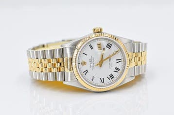 Rolex - Oyster Perpetual Datejust White Dial - Zonder