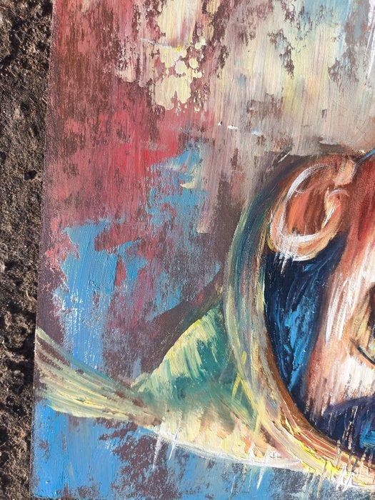 Jií Petr - Pinocchio, Antiek en Kunst, Kunst | Schilderijen | Modern