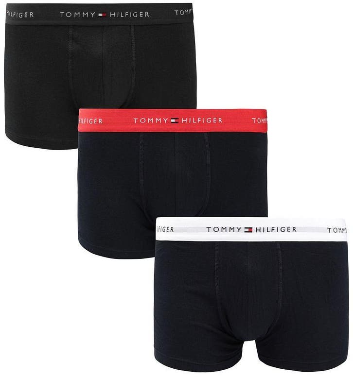 Tommy Hilfiger Boxer Trunk 3-Pack Multicolour maat XXL Heren, Kleding | Heren, Ondergoed, Blauw, Boxer, Verzenden