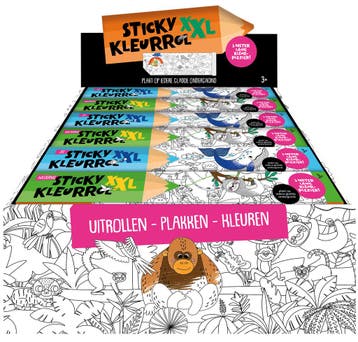 Display Sticky Kleurrollen Xxl - 2 X 6 Ex. |  | Nieuw, Boeken, Verzenden, Nieuw