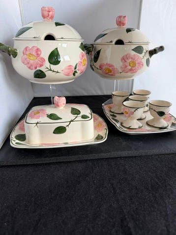 Villeroy & Boch - Eetservies (12) - Wild-Rose - Porselein -