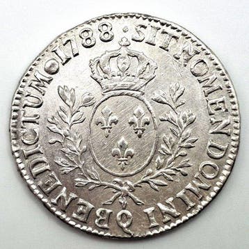 Frankrijk. Louis XVI (1774-1792). Ecu 1788-Q, Perpignan