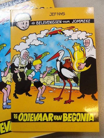 Jommeke 8 - De ooievaar van Begonia - luxe hardcover op, Nieuw
