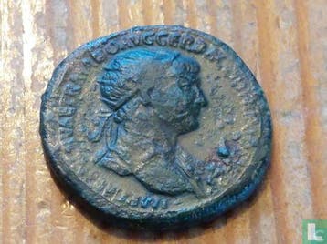 Romeinse Rijk - Romeinse munt - TRAIANUS 98-117 (DUPONDIUS), Postzegels en Munten, Munten | Europa | Niet-Euromunten, Verzenden