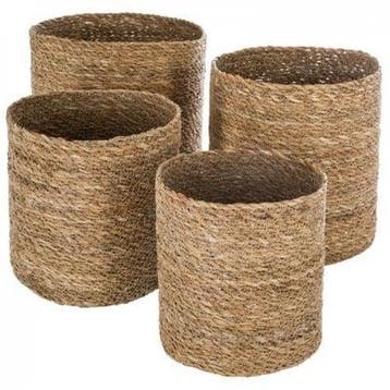 Manden Zeegras set 4 stuks, Nieuw