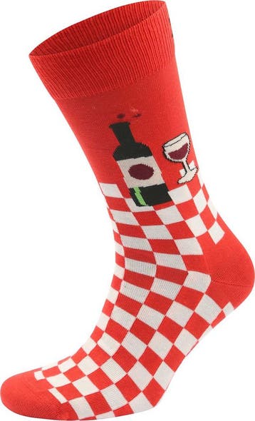 Happy Socks Sokken Wine and Dine maat 41-46 Heren, Verzenden, Nieuw, Happy Socks