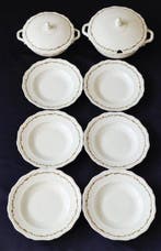 Johann Halivald - Tafelservies (8) - Porselein -