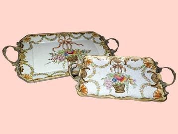 Decoratief dienblad - Royal Sheffteld - Italië