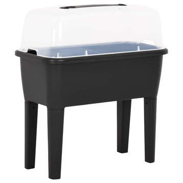vidaXL Plantenbak verhoogd 77x38,7x82 cm PP, Tuin en Terras, Bloempotten, Verzenden, Nieuw