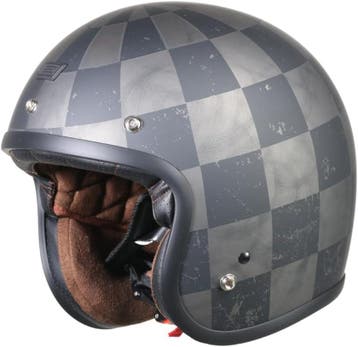 Veilige ORIGINE Jethelm (ECE 22-06) XL - Titanium - Compa..., Motoren, Verzenden, Tweedehands, Jethelm, Overige merken