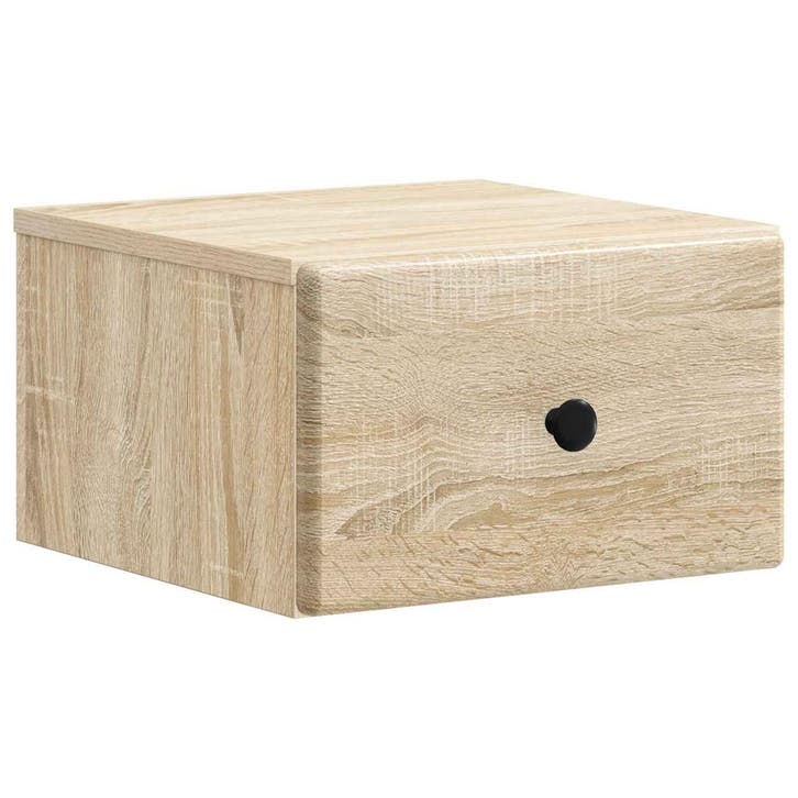 vidaXL Muurbevestigde Nachttafel Sonoma Eiken 34,5 x 33 x 20, Maison & Meubles, Chambre à coucher | Tables de chevet, Envoi