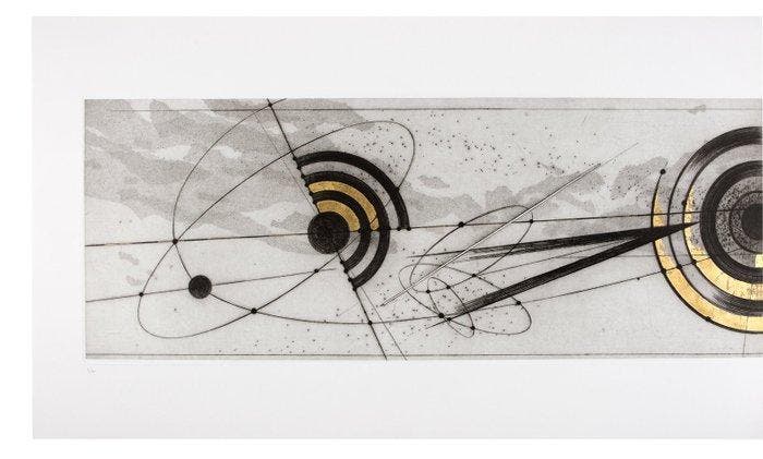 Walter Valentini (1928) - Nel cielo, Antiek en Kunst, Antiek | Overige Antiek