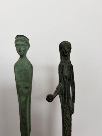 Simoncini - Figuur - Etruskische bronzen (2) - Brons, Metaal