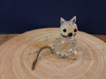 Swarovski - Beeldje - Cat mini - 010011 - Kristal