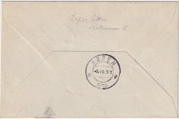 Zwitserland 1946 - 2 Aug Vedute 1 fr. + compleet Unif.A32 op, Gestempeld