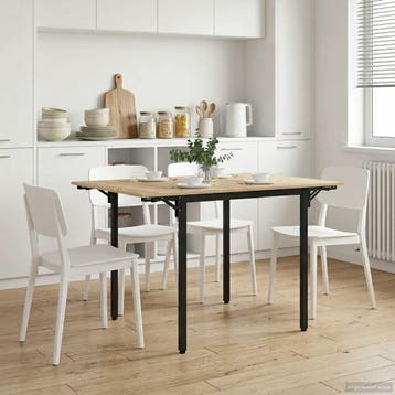 vidaXL Uitschuifbare eettafel 120 x 81,5 x 75 cm Bewerkt, Verzenden