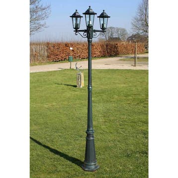 vidaXL Tuinlantaarn met 3 armen 215 cm aluminium, Tuin en Terras, Verzenden, Nieuw