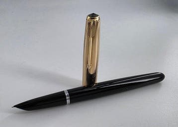 Parker - 51 Aerometric USA – Capuchón 1/10 12ct Rolled Gold, Verzamelen, Pennenverzamelingen, Nieuw