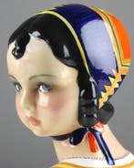 Essevi - Beeldje - Cagliari Bust of a Sardinian girl -, Antiek en Kunst