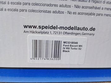 Modelcar Group 1:18 - Voiture de sport miniature - Ford, Nieuw