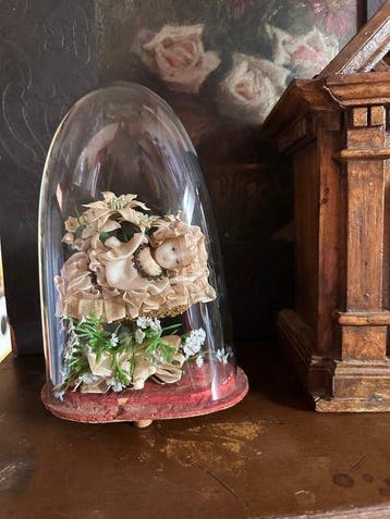 Figuur - Maria Bambina - Was, Glas, Plastic, Textiel, Hout