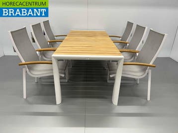 Best Freizeitmöbel Ensemble de terrasse table à manger avec, Verzenden, Nieuw in verpakking