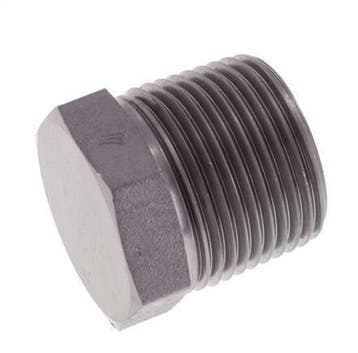 Bouchon de fermeture 3/4 NPT mâle en acier zingué avec, Verzenden