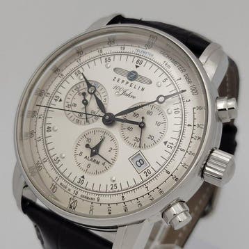 Zeppelin - 100 Jahre Chronograph Alarm Triple-Register Pilot