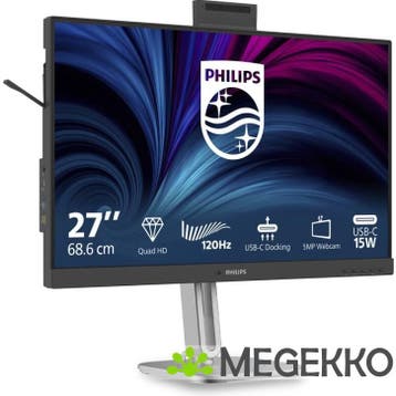 Philips 4000 Series 27B2U4601H/00 Quad HD 120Hz IPS USB-C, Verzenden, Nieuw