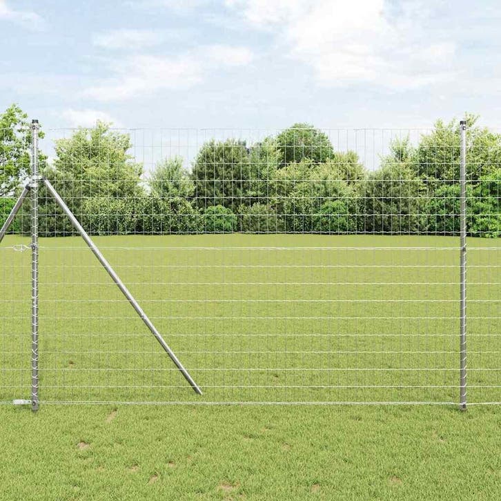 vidaXL Euro Hek 1,6 x 10 m PVC-gelaagd ijzer, Jardin & Terrasse, Clôtures de jardin, Envoi
