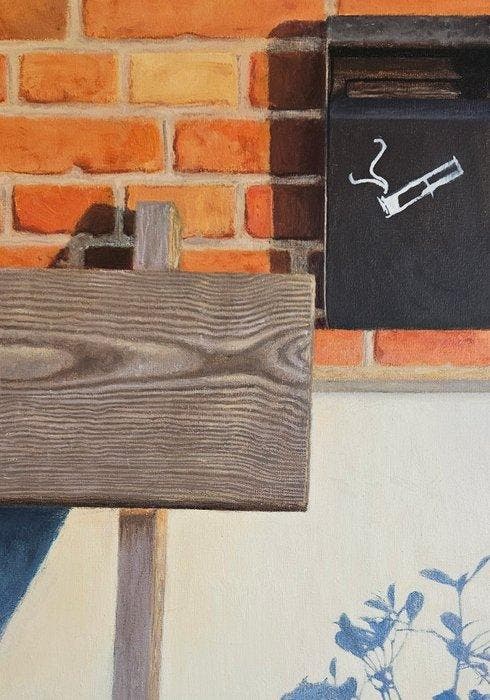 Eliza Koodziej - Empty Bench, Antiek en Kunst, Kunst | Schilderijen | Modern