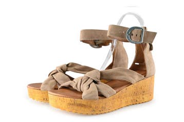 Omoda Sandalen in maat 38 Beige, Verzenden, Beige, Omoda, Sandalen of Muiltjes