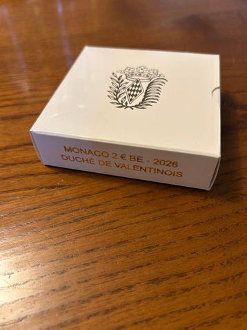 Monaco. 2 Euro 2026 Duche de Valentinois Proof