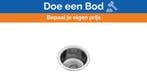 Bieden: Alpes VDF 31 sink drainage basin round stainless st, Doe-het-zelf en Bouw, Ophalen of Verzenden, Nieuw