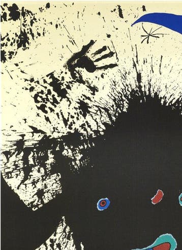 Joan Miró (1893-1983), daprès - La Ruisselante lunaire