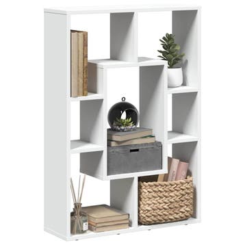 vidaXL Boekenkast Wit 63x20x90 cm Bewerkt Hout, Verzenden, Nieuw