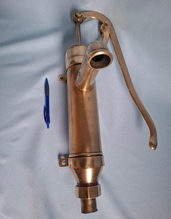 Boat pump - Messing, Antiquités & Art, Curiosités & Brocante