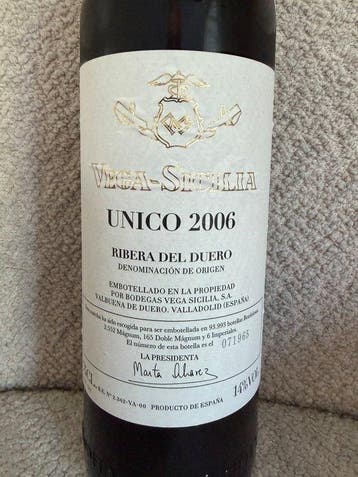 2006 Vega Sicilia Único - Ribera del Duero Gran Reserva - 1, Nieuw