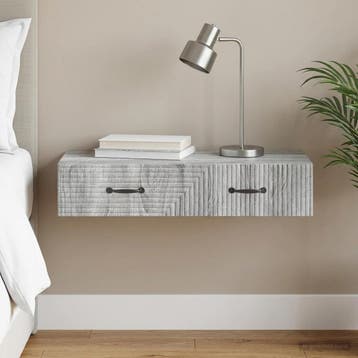 vidaXL Wandgemonteerde Zijtafel 87,5 x 34,5 x 17 cm Bewerkt, Verzenden