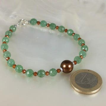 Zonder minimumprijs - Armband Zilver Parel - Gemengde, Nieuw