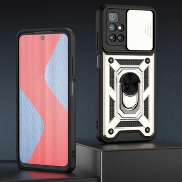 Xiaomi Poco X3 Pro - Armor Hoesje met Kickstand en Camera, Verzenden