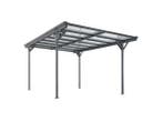 Veiling - Terrasdak / Carport - Platdak - 5 x 3 m - Donkergr, Nieuw