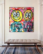 Timo Wedell - Basquiats Mars Menschen - XL, Antiek en Kunst