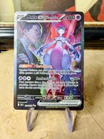 Pokémon - 1 Card - Mewtwo Secret rare - Scarlet & Violet -, Hobby en Vrije tijd, Nieuw