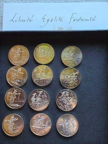 France. 10 Euro 2014 Sempe (12 monnaies) (Sans prix de