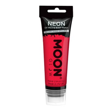 Moon Glow Neon UV Face Paint with Sponge Applicator Intense, Verzenden